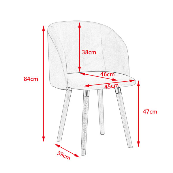 Fairmont Park Jacalyn Velvet Side Chair Wayfair.ie